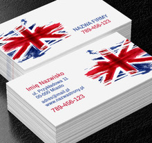 Sugestywna i efektowna reklama, Edukacja, Nauka języków obcych - Wizytówki Netprint