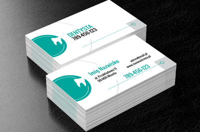 Medyczne skojarzenia kolorów, Medycyna, Stomatologia - Wizytówki Netprint