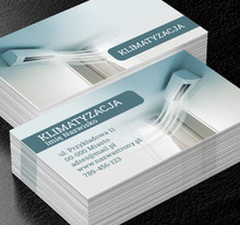 Wieje chłodem i dobrą reklamą, Budownictwo, Remont i Wykończenia - Wizytówki Netprint