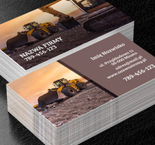 Od razu wiadomo, o co chodzi, Budownictwo, Wynajem sprzętu - Wizytówki Netprint