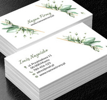 Delikatna moc roślin, Motywy, Roślinne - Wizytówki Netprint