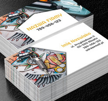 Artystyczna dusza z pazurem, Zdrowie i uroda, Studio tatuażu - Wizytówki Netprint