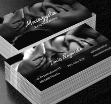 Nastrojowo i zachęcająco, Medycyna, Masażysta - Wizytówki Netprint