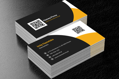 Modne, chwytliwe kolory, Motywy, Kod QR - Wizytówki Netprint