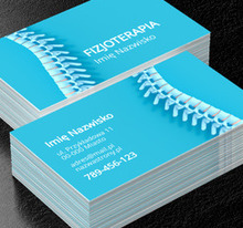 Kręgosłup bez żadnych tajemnic, Medycyna, Fizjoterapia - Wizytówki Netprint