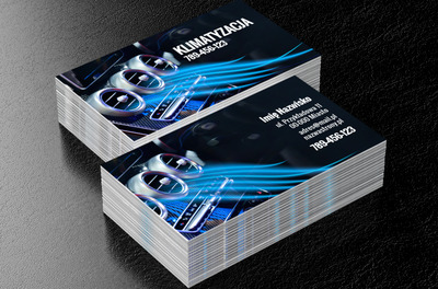 Schładzanie klimatu, Motoryzacja, Mechanik - Wizytówki Netprint