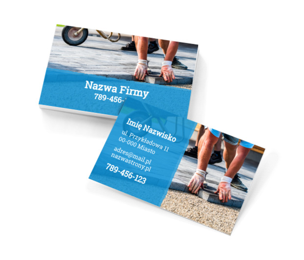 Fachowiec w akcji, Budownictwo, Remont i Wykończenia - Wizytówki Netprint szablony online