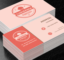 Pomarańczowa pieczątka do deserów, Gastronomia, Cukiernia - Wizytówki Netprint