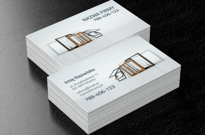 Od razu zaprezentuj produkty, Budownictwo, Okna i Drzwi - Wizytówki Netprint