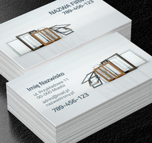 Od razu zaprezentuj produkty, Budownictwo, Okna i Drzwi - Wizytówki Netprint