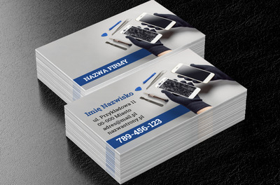 Precyzyjne podejście do sprawy, Usługi domowe, Serwisant - Wizytówki Netprint