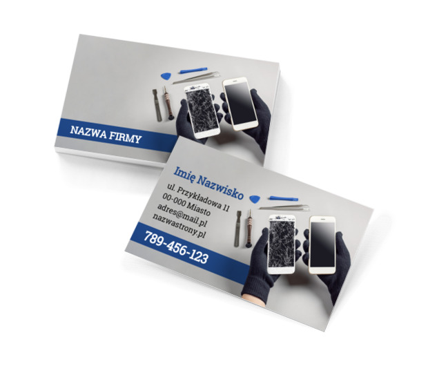 Precyzyjne podejście do sprawy, Usługi domowe, Serwisant - Wizytówki Netprint szablony online