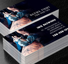 Artystycznie i precyzyjnie , Zdrowie i uroda, Studio tatuażu - Wizytówki Netprint