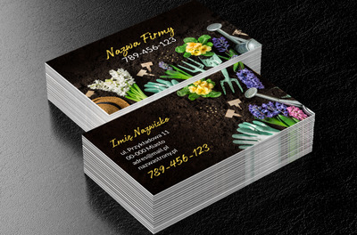 Ogród w dobrych rękach, Środowisko i Przyroda, Usługi ogrodnicze - Wizytówki Netprint