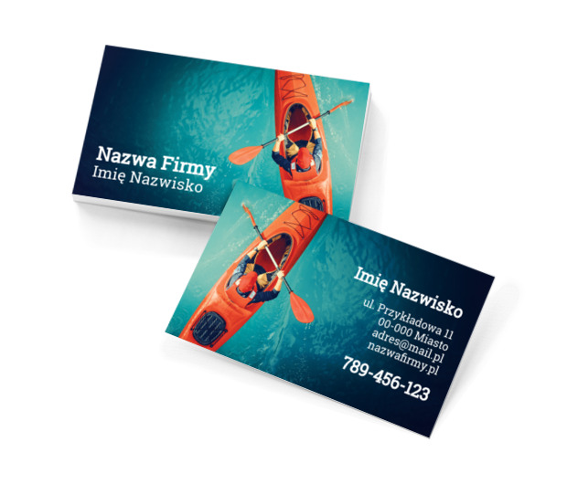 Turystyka w każdej formie, Turystyka, Agencja turystyczna - Wizytówki Netprint szablony online