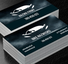 Zawsze zadbasz o samochód klienta, Motoryzacja, Dealer - Wizytówki Netprint