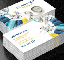 Wszystko gotowe do pracy, Usługi domowe, Usługi krawieckie - Wizytówki Netprint