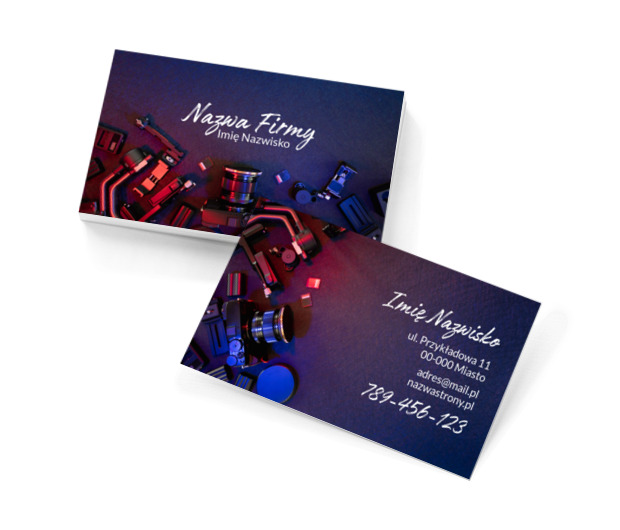 Technika nie ma dla ciebie tajemnic, Fotografia, Usługi fotograficzne - Wizytówki Netprint szablony online