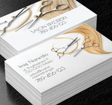 Znasz się na modnym designie, Zdrowie i uroda, Salon fryzjerski - Wizytówki Netprint