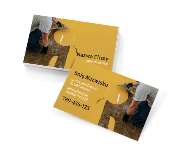Fachowiec na wagę złota, Budownictwo, Remont i Wykończenia - Wizytówki Netprint szablony online