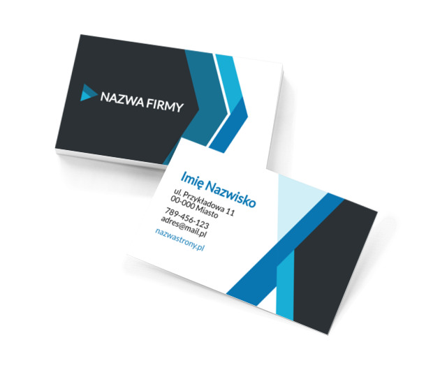 Grafika dla nowoczesnej firmy, Motywy, Uniwersalne - Wizytówki Netprint szablony online
