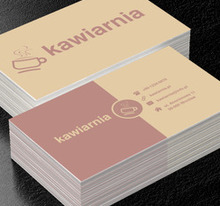 Kawiarnia w stylu eko, Gastronomia, Kawiarnia - Wizytówki Netprint