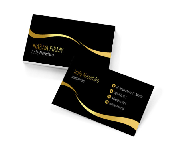 Wytworna oprawa dla twojej działalności, Motywy, Uniwersalne - Wizytówki Netprint szablony online
