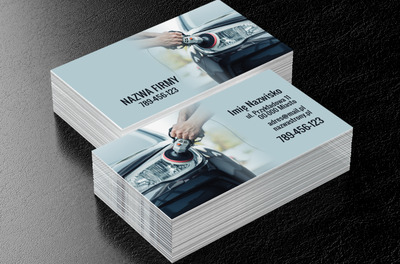Z dbałości o auto klienta, Motoryzacja, Mechanik - Wizytówki Netprint