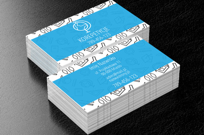 Graficzna zachęta do nauki, Edukacja, Korepetycje - Wizytówki Netprint