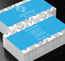 Graficzna zachęta do nauki, Edukacja, Korepetycje - Wizytówki Netprint