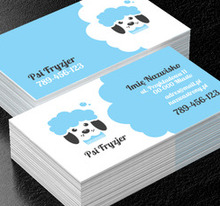 Z dbałością o detale, Środowisko i Przyroda, Usługi dla zwierząt - Wizytówki Netprint