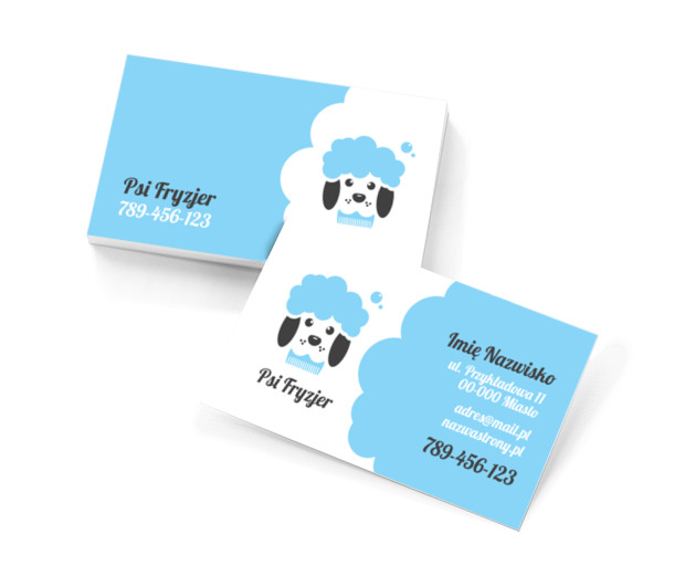 Z dbałością o detale, Środowisko i Przyroda, Usługi dla zwierząt - Wizytówki Netprint szablony online