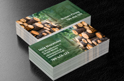 Usługi w zgodzie z naturą, Sprzedaż, Materiały budowlane - Wizytówki Netprint