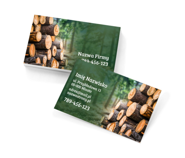 Usługi w zgodzie z naturą, Sprzedaż, Materiały budowlane - Wizytówki Netprint szablony online