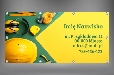 Daj się poznać okolicznym mieszkańcom, Budownictwo, Firma budowlana - Banery Netprint