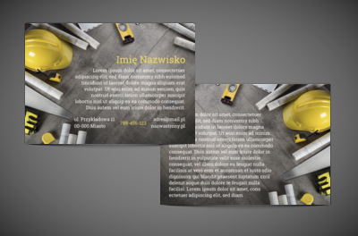 Minimalizm kolorystyczny  to czytelny przekaz, Budownictwo, Remont Wykończenia - Ulotki Netprint