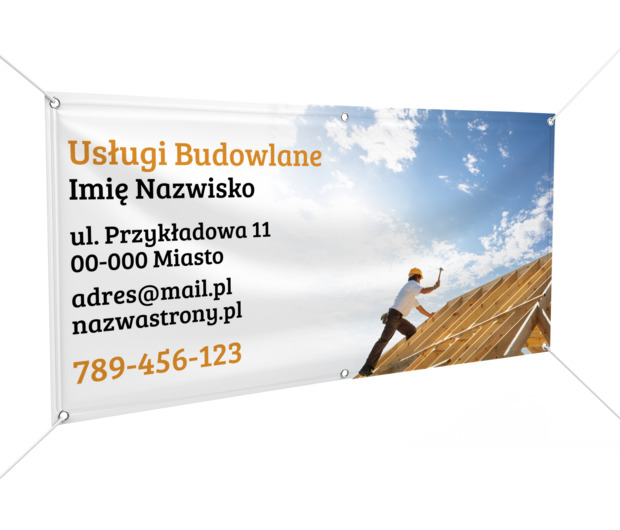Czy wszyscy już was poznali?, Budownictwo, Firma budowlana - Banery Netprint szablony online