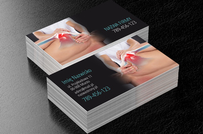 Walka z bólem to twoja praca, Medycyna, Fizjoterapia - Wizytówki Netprint