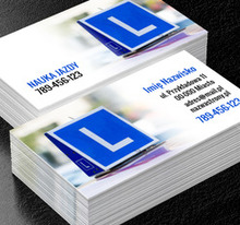 Super kierowcy – tylko z waszej szkoły, Motoryzacja, Nauka jazdy - Wizytówki Netprint