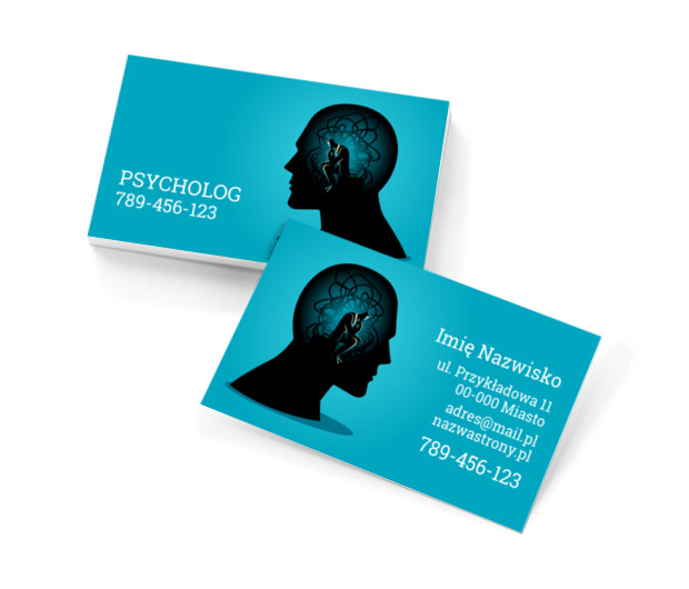 Na problemy - psycholog, Medycyna, Lekarz - Wizytówki Netprint szablony online