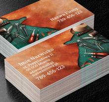 Ze skóry tworzysz cuda, Usługi domowe, Usługi krawieckie - Wizytówki Netprint