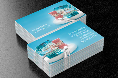 Profesjonalne prostowanie, Medycyna, Stomatologia - Wizytówki Netprint