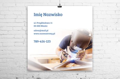 Dobrze skrojone informacje, Usługi domowe, Serwisant - Plakaty Wielkoformatowe Netprint