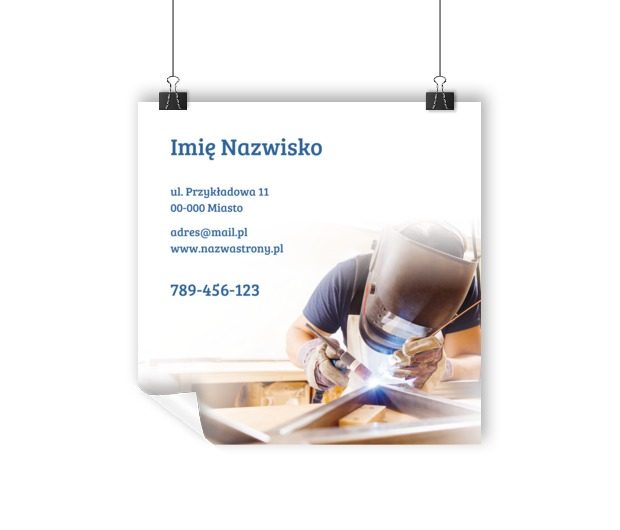 Dobrze skrojone informacje, Usługi domowe, Serwisant - Plakaty Wielkoformatowe Netprint szablony online