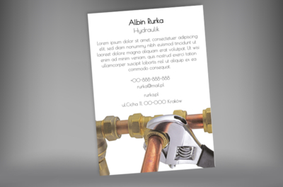 Przydatny w wielu miejscach, Usługi domowe, Hydraulik - Plakaty Netprint