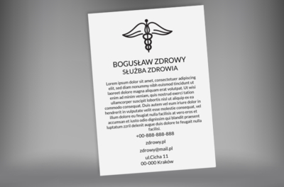 Estetycznie podana reklama, Medycyna, Służba zdrowia - Plakaty Netprint