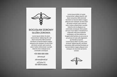 Przekaż jak najwięcej informacji, Medycyna, Służba zdrowia - Ulotki Netprint