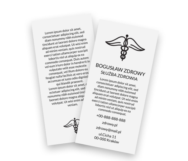 Przekaż jak najwięcej informacji, Medycyna, Służba zdrowia - Ulotki Netprint szablony online