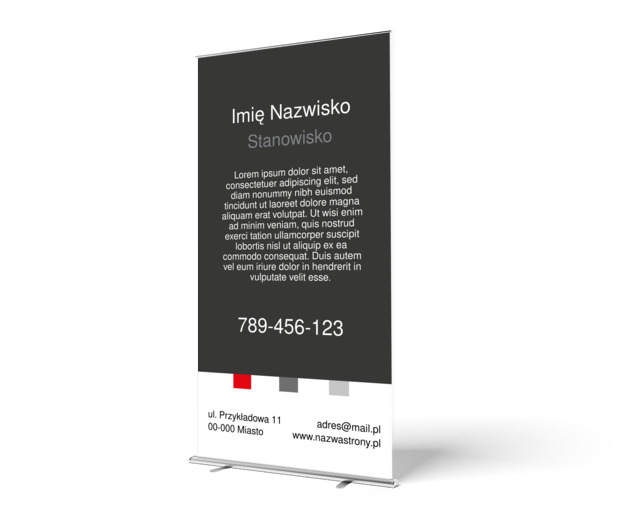 Jest tu wszystko, co konieczne, Telekomunikacja i Internet, Grafik komputerowy - Roll-up Netprint szablony online