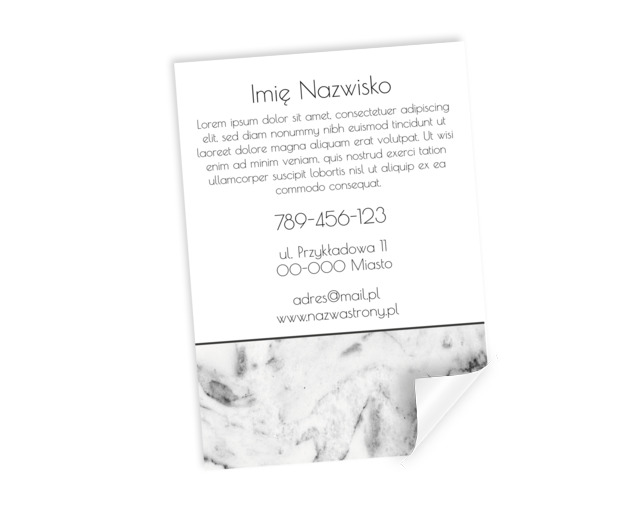 Realizacje trwałe, ale także modne, Budownictwo, Usługi kamieniarskie - Plakaty Netprint szablony online